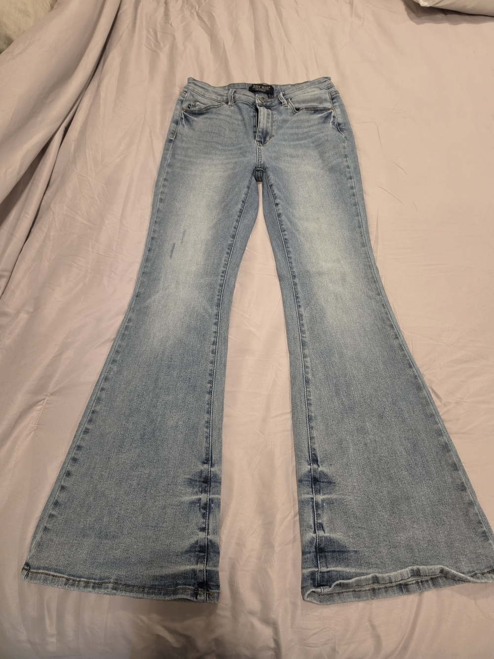 Judy Blue Light Wash Flare Jeans